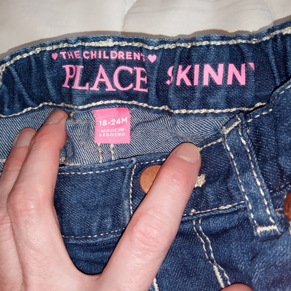 Baby Girl's The Children's Place Skinny Jeans 18-24m - Picture 3 of 4